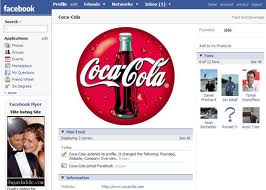 Coca-Cola facebook page