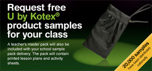 Kotex sample offer