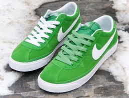 green shoes