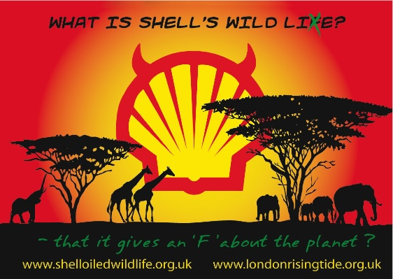 Shell protest poster