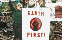 Earth First protest