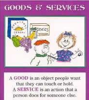 goods and services poster