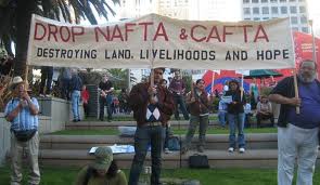 NAFTA protesters