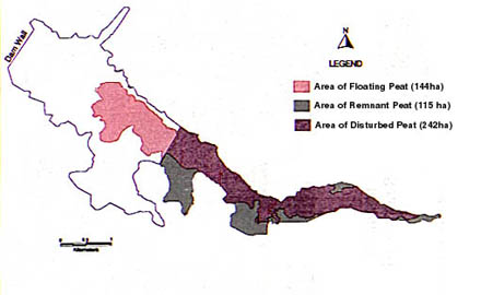 Map - Damage to Peat