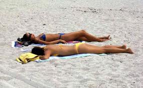 sunbathers